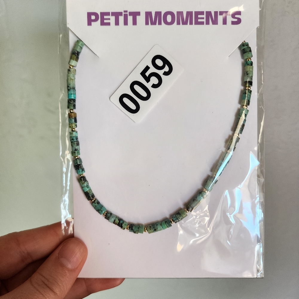 Petit‎ Moments REVOLVE Turquoise Beaded Chocker Necklace
